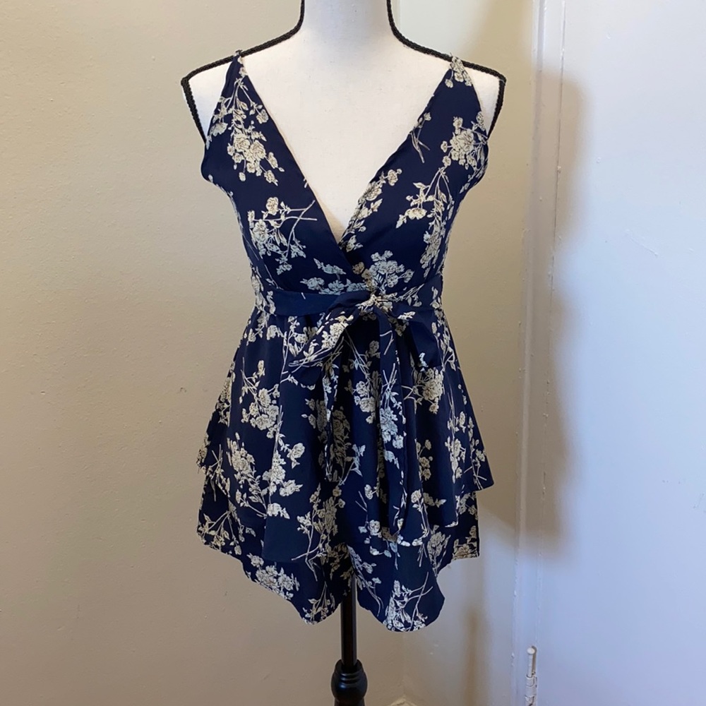 SHEIN low-cut Romper